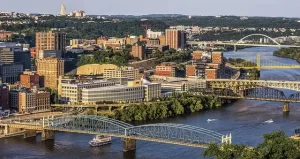 Pittsburgh Ohio - city bridges
